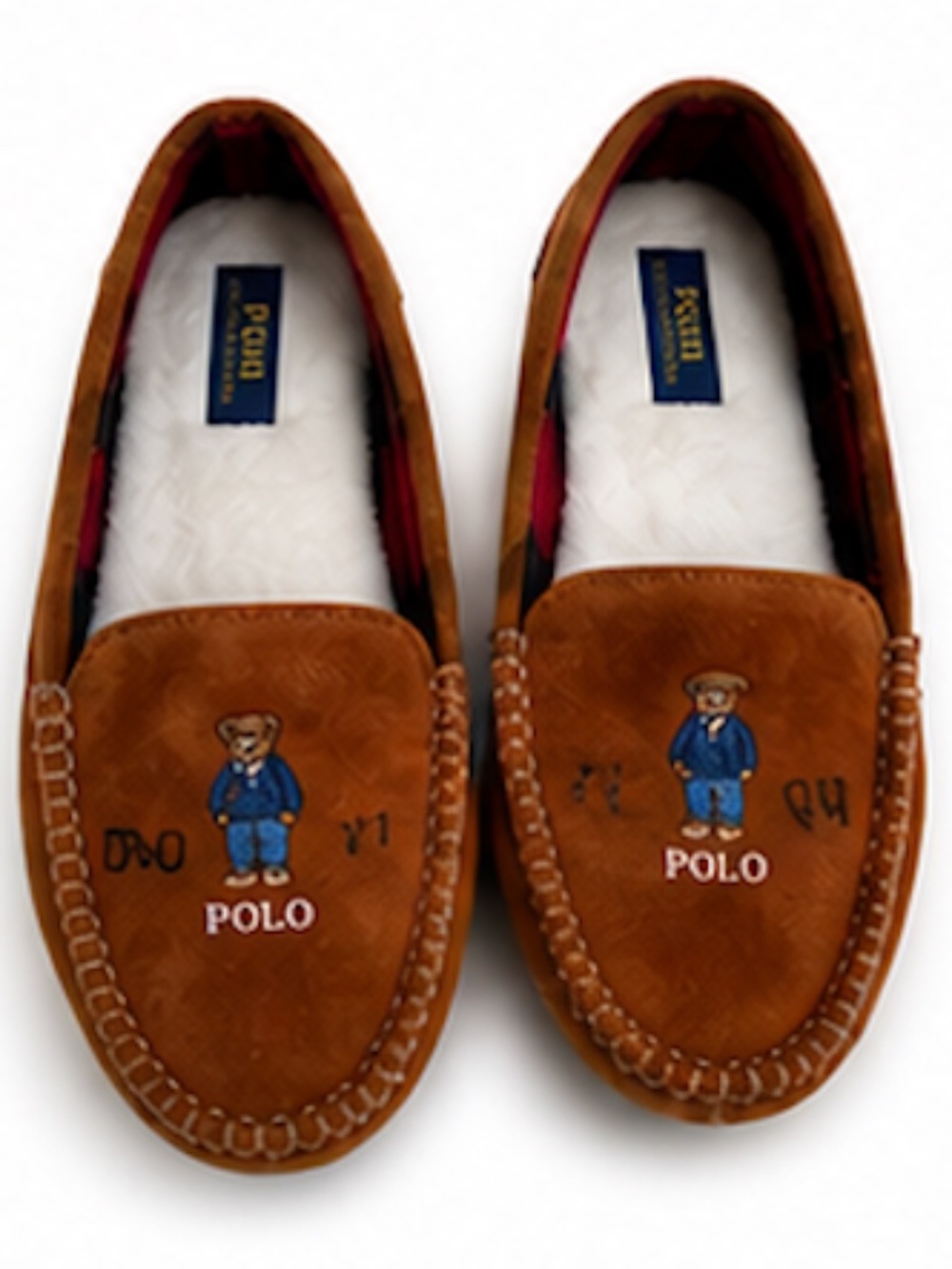 Polo Ralph Lauren Dezi Bear Slippers – Women's Size 8